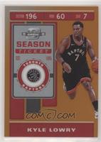 Season Ticket - Kyle Lowry #/49