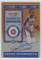 Rookie Ticket - Sekou Doumbouya (White Jersey) #/25