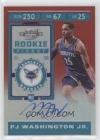 Rookie Ticket - PJ Washington Jr. #/75