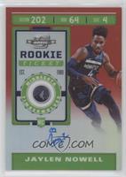 Rookie Ticket Variation - Jaylen Nowell #/149