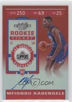 Rookie Ticket - Mfiondu Kabengele #/149