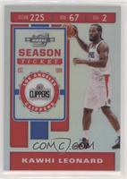 Season Ticket - Kawhi Leonard