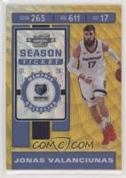 Season Ticket - Jonas Valanciunas