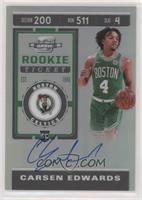 Rookie Ticket Variation - Carsen Edwards