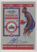 Rookie Ticket - Mfiondu Kabengele