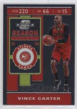 2019-20 Panini Contenders Optic - [Base] #65 - Season Ticket - Vince Carter