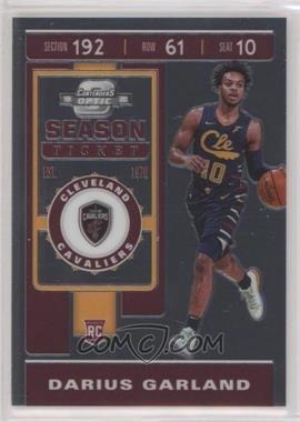 2019-20 Panini Contenders Optic - [Base] #81 - Season Ticket - Darius Garland