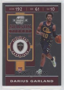 2019-20 Panini Contenders Optic - [Base] #81 - Season Ticket - Darius Garland