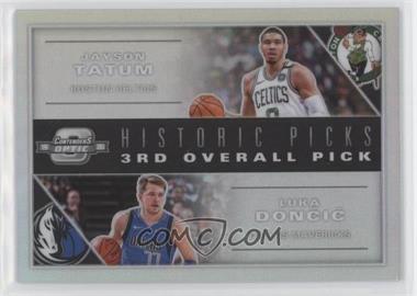 2019-20 Panini Contenders Optic - Historic Picks #8 - Luka Doncic, Jayson Tatum