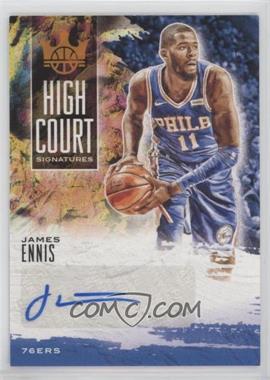 2019-20 Panini Court Kings - High Court Signatures - Citrine #HC-JEN - James Ennis /49