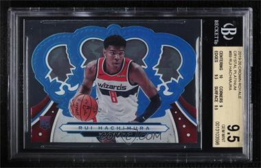 2019-20 Panini Crown Royale - [Base] - Crystal Platinum #89 - Rui Hachimura /1 [BGS 9.5 GEM MINT]