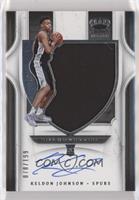 Rookie Silhouettes - Keldon Johnson #/199