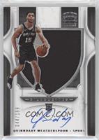 Rookie Silhouettes - Quinndary Weatherspoon #/199