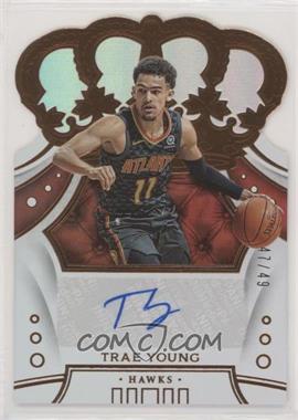 2019-20 Panini Crown Royale - Crown Autographs #CA-TYG - Trae Young /49