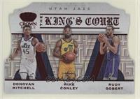 Donovan Mitchell, Mike Conley, Rudy Gobert #/49