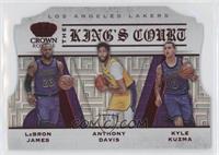 Anthony Davis, Kyle Kuzma, LeBron James #/49