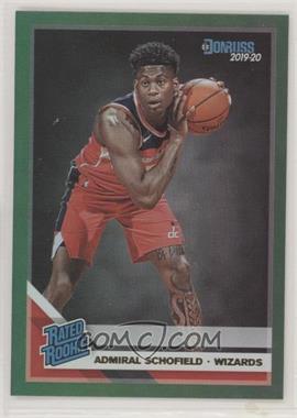 2019-20 Panini Donruss - [Base] - Green Flood #239 - Rated Rookie - Admiral Schofield