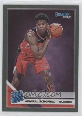 2019-20 Panini Donruss - [Base] - Green Flood #239 - Rated Rookie - Admiral Schofield