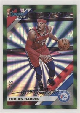 2019-20 Panini Donruss - [Base] - Holo Green Laser #154 - Tobias Harris /99