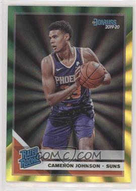 2019-20 Panini Donruss - [Base] - Holo Green and Yellow Laser #210 - Rated Rookie - Cameron Johnson