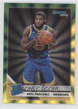 2019-20 Panini Donruss - [Base] - Holo Green and Yellow Laser #238 - Rated Rookie - Eric Paschall