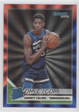 2019-20 Panini Donruss - [Base] - Holo Red and Blue Laser #205 - Rated Rookie - Jarrett Culver /15