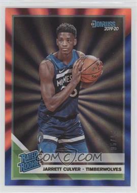 2019-20 Panini Donruss - [Base] - Holo Red and Blue Laser #205 - Rated Rookie - Jarrett Culver /15