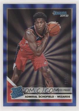 2019-20 Panini Donruss - [Base] - Press Proof Blue Laser #239 - Rated Rookie - Admiral Schofield /49