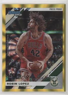 2019-20 Panini Donruss - [Base] - Press Proof Gold Laser #34 - Robin Lopez /10