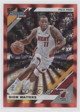 2019-20 Panini Donruss - [Base] - Press Proof Red Laser #112 - Dion Waiters /99