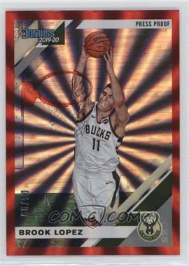 2019-20 Panini Donruss - [Base] - Press Proof Red Laser #118 - Brook Lopez /99 [EX to NM]
