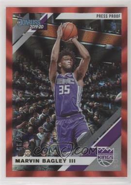 2019-20 Panini Donruss - [Base] - Press Proof Red Laser #169 - Marvin Bagley III /99