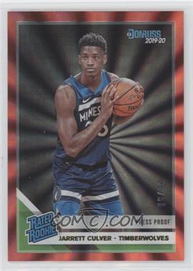 2019-20 Panini Donruss - [Base] - Press Proof Red Laser #205 - Rated Rookie - Jarrett Culver /99