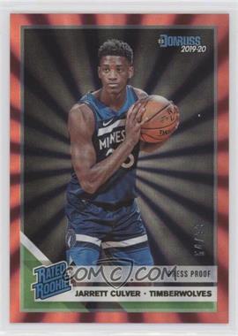 2019-20 Panini Donruss - [Base] - Press Proof Red Laser #205 - Rated Rookie - Jarrett Culver /99