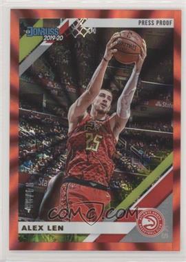 2019-20 Panini Donruss - [Base] - Press Proof Red Laser #7 - Alex Len /99