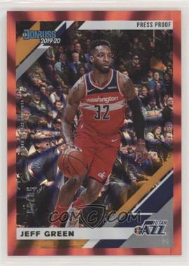 2019-20 Panini Donruss - [Base] - Press Proof Red Laser #75 - Jeff Green /99