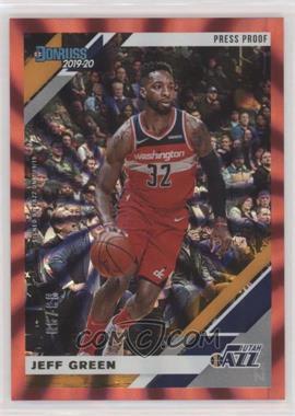 2019-20 Panini Donruss - [Base] - Press Proof Red Laser #75 - Jeff Green /99