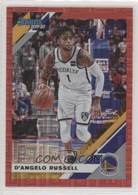 2019-20 Panini Donruss - [Base] - Red Infinite #21 - D'Angelo Russell /99