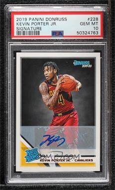 2019-20 Panini Donruss - [Base] - Signatures #228 - Rated Rookie - Kevin Porter Jr. [PSA 10 GEM MT]