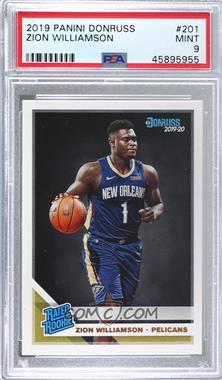 2019-20 Panini Donruss - [Base] #201 - Rated Rookie - Zion Williamson [PSA 9 MINT]