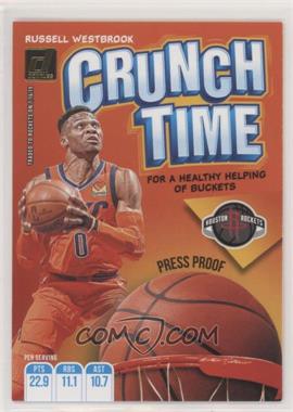2019-20 Panini Donruss - Crunch Time - Press Proof #16 - Russell Westbrook