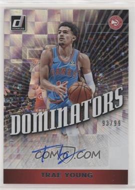 2019-20 Panini Donruss - Dominator Signatures #DS-TYG.2 - Trae Young /99