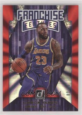 2019-20 Panini Donruss - Franchise Features - Holo Red Laser #27 - LeBron James /99