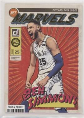 2019-20 Panini Donruss - Net Marvels - Press Proof #14 - Ben Simmons