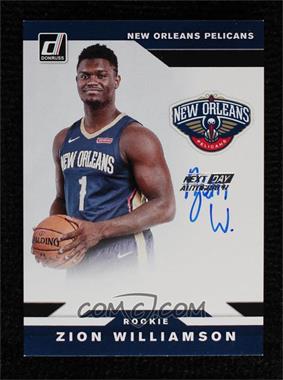 2019-20 Panini Donruss - Next Day Autographs #ND-ZWL - Zion Williamson [Noted]