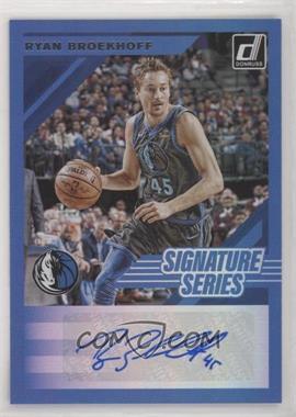 2019-20 Panini Donruss - Signature Series #SS-RBK - Ryan Broekhoff