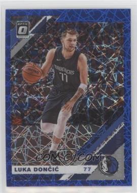 2019-20 Panini Donruss Optic - [Base] - Blue Velocity Prizm #16 - Luka Doncic