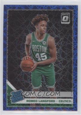 2019-20 Panini Donruss Optic - [Base] - Blue Velocity Prizm #182 - Rated Rookie - Romeo Langford