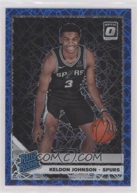 2019-20 Panini Donruss Optic - [Base] - Blue Velocity Prizm #186 - Rated Rookie - Keldon Johnson