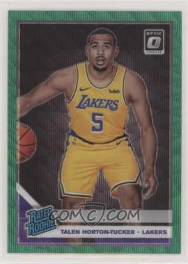 2019-20 Panini Donruss Optic - [Base] - Fanatics Green Wave Prizm #151 - Rated Rookie - Talen Horton-Tucker